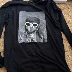 Kurt Cobain Long sleeve tee